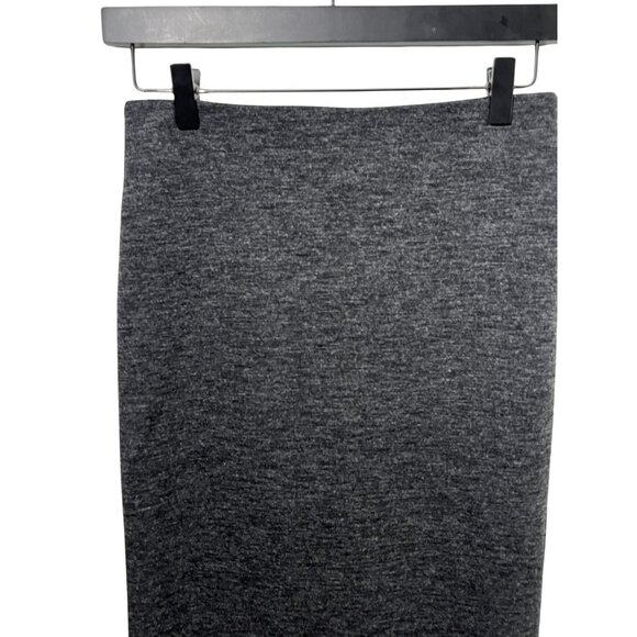 Loft Gray Pencil Skirt Womens XS Midi Stretch Pull On Work Office Casual - Picture 2 of 13